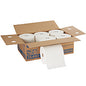 Pacific Blue(R) Hardwound Paper Towels, White 1-Ply, 1150-ft Rolls, 6 Rolls (26490)