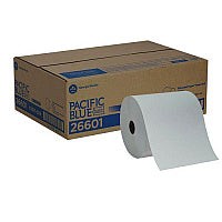 Pacific Blue(R) Nonperforated Paper Towels, White, 1-Ply, 800-ft., 6 Rolls (26601)