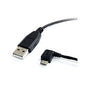 StarTech 6 Ft Usb To Left Angle Micro Usb Cable (UUSBHAUB6LA)