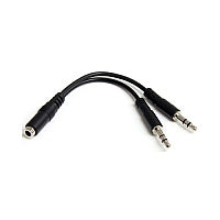 StarTech Headset Splitter 4 Pin To 2x 3 Pin Fm (MUYHSFMM)