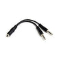 StarTech Headset Splitter 4 Pin To 2x 3 Pin Fm (MUYHSFMM)