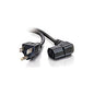 C2G 10ft Right Angle Universal Power Cord (27909)