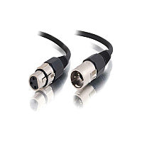 C2G 25ft Pro-audio Xlr M/f Cable Black (40061)