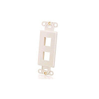 C2G Decora Multimedia Insert 2-port White (03721)