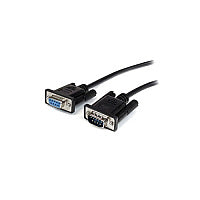 StarTech 3m Straight Through Serial Cable M/f Bk (MXT1003MBK)