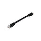 Monoprice Cat6 Utp Cable_ 6-inch Black (7498)