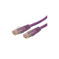 StarTech 20ft Cat6 Ethernet Cable Purple Cat6 Poe (C6PATCH20PL)