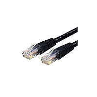 StarTech 15ft Cat6 Ethernet Cable Black Cat 6 Poe (C6PATCH15BK)