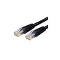 StarTech 15ft Cat6 Ethernet Cable Black Cat 6 Poe (C6PATCH15BK)