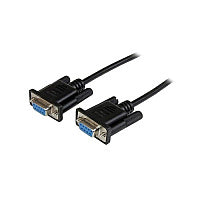 StarTech 2m Black Db9 Rs232 Null Modem Cable F/f (SCNM9FF2MBK)