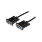 StarTech 2m Black Db9 Rs232 Null Modem Cable F/f (SCNM9FF2MBK)