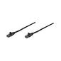 Intellinet 1 Ft Black Cat6 Snagless Patch Cable (343312)