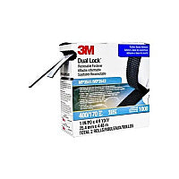3M Dual Lock Reclosable Fastener , Black, 1 In X 5 Yd, Type 400/170 (MP3541/MP3542)