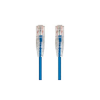 Monoprice Slimrun Cat6 Utp Cable-1ft Blue (13518)