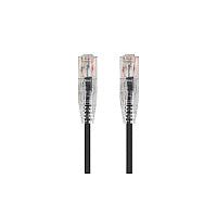 Monoprice Slimrun Cat6 Utp Cable-3ft Black (13527)