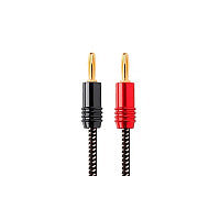 Monoprice Braided Speaker Wire W/ Gold Plt Plug 6 (15520)