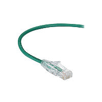 Black Box Cat6a 500-mhz Snagless 28awg Stranded Ethernet Patch Cable - Unshielded (utp), Cm Pvc (rj45 M/m), Green, 5-ft. (1.5-m) (C6APC28GN05)