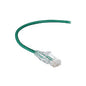Black Box Cat6a 500-mhz Snagless 28awg Stranded Ethernet Patch Cable - Unshielded (utp), Cm Pvc (rj45 M/m), Green, 5-ft. (1.5-m) (C6APC28GN05)