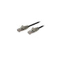 StarTech Cable - Black Slim Cat6 Patch Cord 3 Ft (N6PAT3BKS)