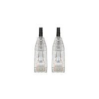 Tripp Lite Cat6 Gigabit Snagless Utp Slim Black 3ft (N201S03BK)