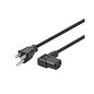 Monoprice Right Angle Power Cord Cable 10ft (7677)