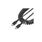 StarTech 3ft Usb C Charging Cable Coiled M/m (R2CCC1MUSBCABLE)
