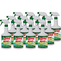 Spray Nine Heavy Duty Cleaner/Degreaser/Disinfectant, Citrus Scent, 32 oz, Trigger Spray Bottle, 12/Carton (26832CT)