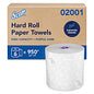 Scott Essential High Capacity Hard Roll Towel, 1-Ply, 8" x 950 ft, White, 6 Rolls/Carton (02001)