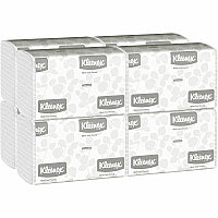Kleenex(R) Multifold Paper Towels, 1-Ply, White, 1200 Towels (02046)