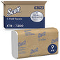 Scott(R) Essential C-Fold Paper Towels, 1-Ply, White, 1800 Towels (03623)