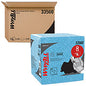 WypAll Power Clean Oil, Grease and Ink Cloths, 1/4 Fold, 12.5 x 12, Blue, 66/Box, 8 Boxes/Carton (33560)