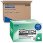 Kimtech Kimwipes, Delicate Task Wipers, 1-Ply, 4.4 x 8.4, Unscented, White, 286/Box, 60 Boxes/Carton (34155CT)