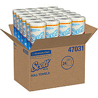 Scott(R) Choose-A-Sheet Kitchen Paper Towels, 1-Ply, 24 Rolls (47031)