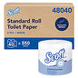 Scott Essential Standard Roll Bathroom Tissue, Septic Safe, 2-Ply, White, 550 Sheets/Roll, 40 Rolls/Carton (48040)
