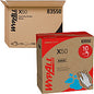 WypAll X50 Cloths, POP-UP Box, 12.5 x 9.1, White, 168/Box, 10 Boxes/Carton (83550)