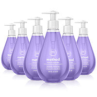 Method(R) Gel Hand Wash, French Lavender, 12 oz Pump Bottle, 6 Bottles (00031CT)