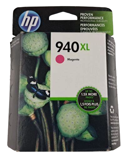 C4908AN | HP 940XL | Original HP High-Yield Ink Cartridge - Magenta