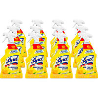 Lysol(R) All-Purpose Cleaner, Lemon Scent, 32 oz., 12 Spray Bottles (75352CT)