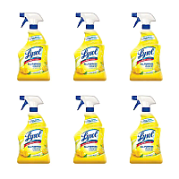 Lysol(R) All-Purpose Disinfectant Cleaner, Lemon Scent, 32 oz., 6 Spray Bottles (75352EA-6)