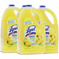 Lysol(R) Multi-Surface Disinfectant Cleaner, Lemon Scent, 144 oz. Bottle, 4 Bottles (77617)
