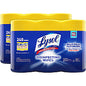 Lysol(R) Disinfecting Wipes, Lemon Lime, 80 Wipes, 6 Canisters (84251CT)