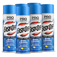 EASY-OFF Fume Free Max Oven Cleaner, Foam, Lemon, 24 oz Aerosol Spray, 6/Carton (85260)