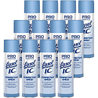 Lysol(R) Pro Hospital Grade Lysol(R) I.C. Disinfectant Spray, 12 Cans (95029CT)