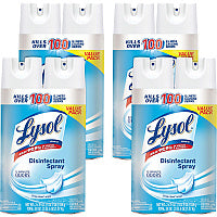 Lysol(R) Disinfectant Spray, Crisp Linen Scent, 19 oz., 8 Cans (99608CT)