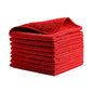 Rubbermaid Commercial Microfiber Cleaning Cloths, 16 x 16, Red, 24/Pack (1820581)