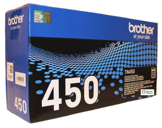 Original Brother TN-450 Black High-Yield Laser Toner Cartridge