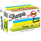 Sharpie Tank Style Highlighters, Fluorescent Yellow Ink, Chisel Tip, Yellow Barrel, Dozen (25025B)