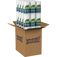 Seventh Generation 100% Recycled Paper Kitchen Towel Rolls, 2-Ply, 11 x 5.4, 156 Sheets/Roll, 24 Rolls/Carton (13722)