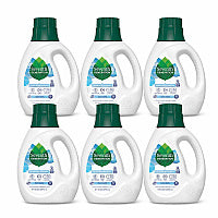Seventh Generation Natural Liquid Laundry Detergent, Fragrance Free, 45 oz Bottle, 6/Carton (45066CT)