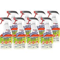 Fantastik Multi-Surface Disinfectant Degreaser, Herbal, 32 oz Spray Bottle, 8/Carton (311836)